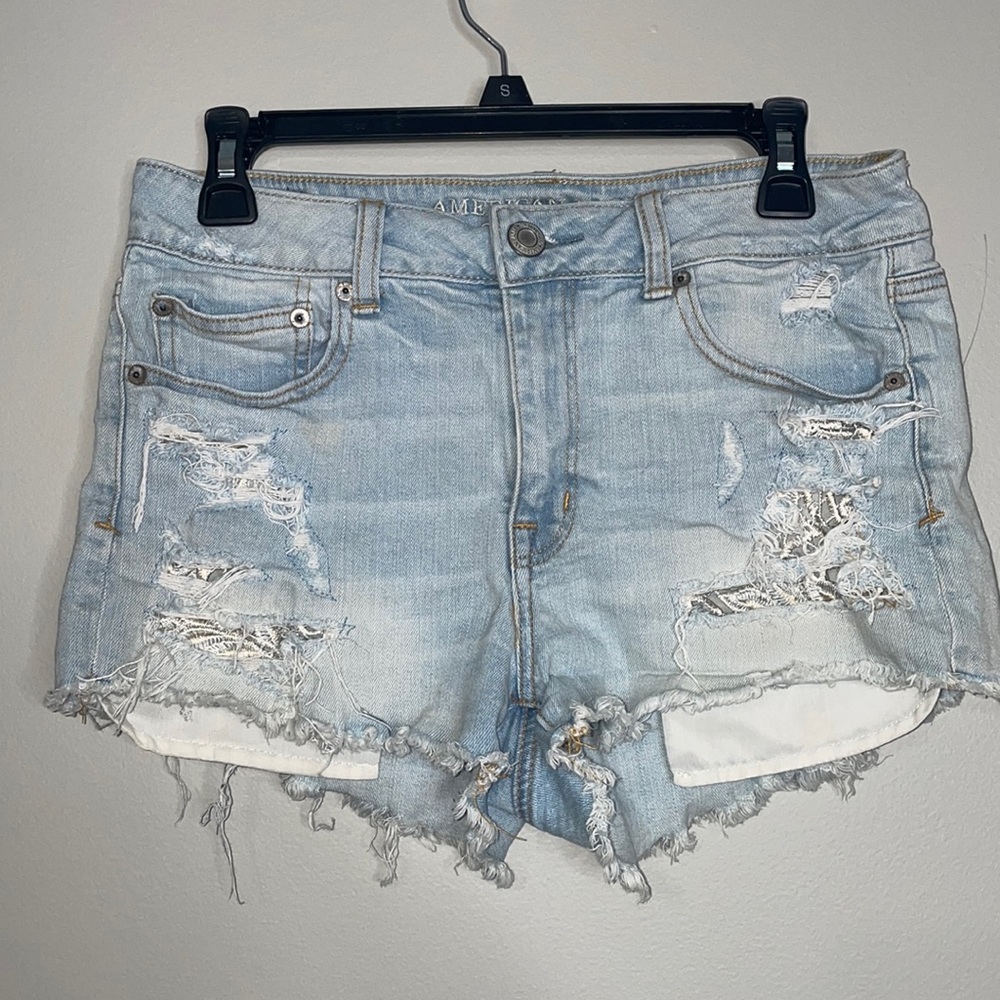 American Eagle hi rise shorties